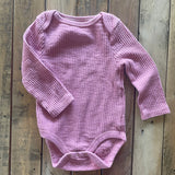 Pink Waffle Onesie | 6-9 mo | Cloud Island