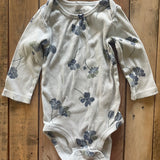 Blue Flowers Onesie | 6-9 mo | Carter's