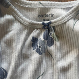 Blue Flowers Onesie | 6-9 mo | Carter's