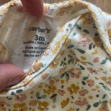 Flower Onesie | 0-3 mo | Carter's