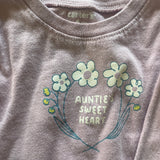 Aunties Sweet Heart Onesie | 3-6 mo | Carter's