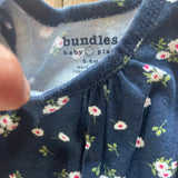 Blue Flowers Onesie | 3-6 mo | Bundles