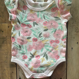 Spring Flowers Onesie | 3-6 mo | First Impressions