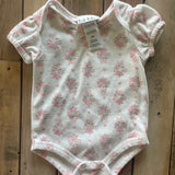 Pink Flower Onesie | 3-6 mo | Nicole Miller