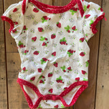 Strawberry Short Sleeve Onesie | Vitamins Baby