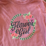 Pink Flower Girl Shirt | 2T