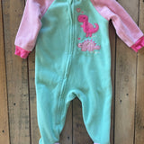 Fleece Dinosaur Zip Up Pajama | Kids Headquarters