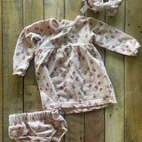Pink Flowers Set | 3-6 mo | Rene Rofe