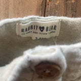Green Muslin Set | 3-6 mo | Rabbit + Bear
