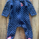 Little Fox Zip Up Pajama | 6-9 mo | Carter's