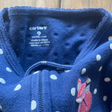 Little Fox Zip Up Pajama | 6-9 mo | Carter's