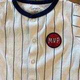 Baseball Snap Up Romper | 9-12 mo | Carter's
