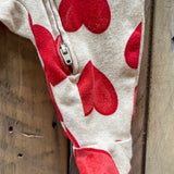 Little Hearts Zip Up Pajama | Old Navy