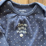 Love You More Long Sleeve Onesie | Carter's