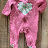 Hearts & Polka Dots Zip Up Pajama | Carter's