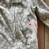 Fleece Unicorn Zip Up Pajama | Carter's