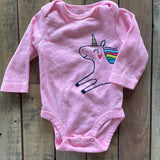 Pink Unicorn Long Sleeve Onesie | Carter's