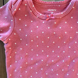 Pink Poldkadots Onesie | 6-9 mo | Carter's