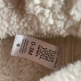 White Sherpa Hoodie | 0-3 mo | Carter's