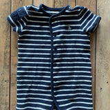 Striped Snap Up Romper | 3-6 mo | Ralph Lauren