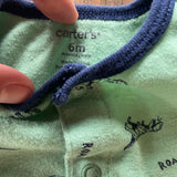 Dinosaur Snap Up Romper | 3-6 mo | Carter's