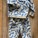 Abstract Blue Sweat Set | Young Days