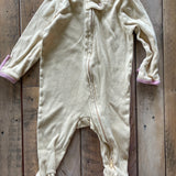 Yellow Zip Up Pajama | 3-6 mo | Cloud Island