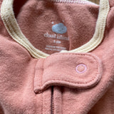 Salmon Zip Up Pajama | 3-6 mo | Cloud Island