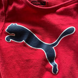 Red Puma Short Sleeve Onesie | Puma