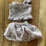 Purple Checkered Two Piece | 3-6 mo | Old Navy