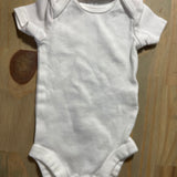 Plain White Onesie | newborn
