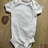 Plain White Onesie | newborn