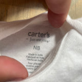Plain White Onesie | newborn