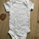 Plain White Onesie | newborn