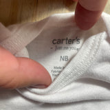 Plain White Onesie | newborn