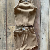 Brown Ribbed Two Piece Set | 3-6 mo | Old Navy