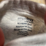 Light Grey Sleep Gown | newborn