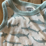 Sharks Onesie | newborn | Gerber
