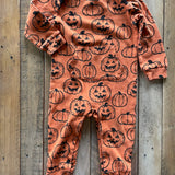 Pumpkin Romper | 12-18 mo | Wonder Nation