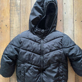 Black Puffy Jacket | 12-18 mo | Swiss Tech