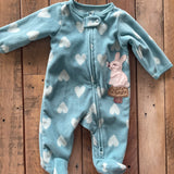 Little Bunny Zip Up Fleece Pajama | Carter's