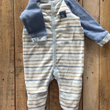 Snap Up Striped Romper | Calvin Klein