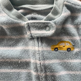 Fleece Striped Zip Up Pajama | Carter's