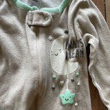 Sweet Dreams Zip Up Pajama | 9-12 mo | Gerber