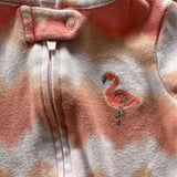 Chevron Tye Dye Flamingo Zip Up Pajama | Carter's