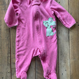 Little Mouse Zip Up Pajama | 3-6 mo | Carter's