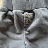 Dark Grey Button Detail Pants | Rene Rafe