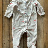 Fleece Puppy Snap Up Pajama | 3-6 mo | Carter's