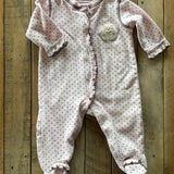 Hearts Snap Up Romper | 3-6 mo | Little Me