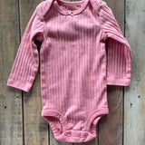 Pink Ribbed Long Sleeve | Carter's
